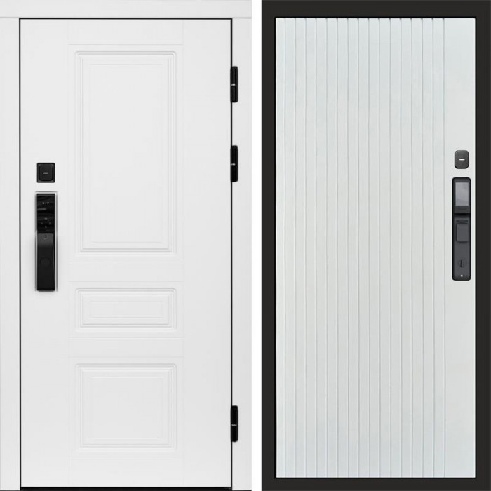 Дверь Termo Door Smart (Смарт) Орегон White Flat Белый софт