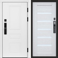 Входная дверь Smart (Смарт) Орегон White Царга лиственница белая