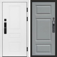 Дверь Termo Door Smart (Смарт) Орегон White Лион Grey софт