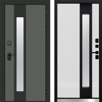 Дверь Арктика Графит Termo Door Белый софт