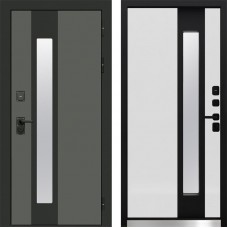 Дверь Арктика Графит Termo Door Белый софт