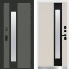 Дверь Арктика White Графит Termo Door Слоновая кость