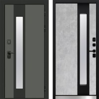 Дверь Арктика Графит Termo Door Бетон светлый