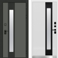 Дверь Арктика White Графит Termo Door Белый софт