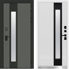 Дверь Арктика White Графит Termo Door Белый софт