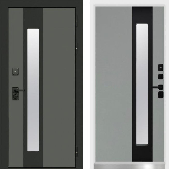 Дверь Арктика White Графит Termo Door Grey soft