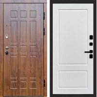 Дверь входная Termo Door Афина дуб Марсель Белый софт