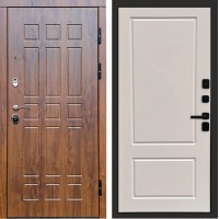 Дверь входная Termo Door Афина дуб Марсель Слоновая кость