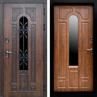 Входная дверь Termo Door Лацио Дуб Темный с терморазрывом Темный дуб