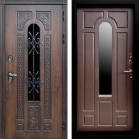 Входная дверь Termo Door Лацио Дуб Темный с терморазрывом Венге