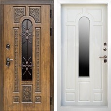 Входная дверь Termo Door Лацио White с терморазрывом Бежевый матовый