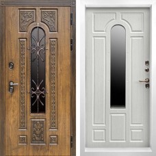 Входная дверь Termo Door Лацио White с терморазрывом Лиственница
