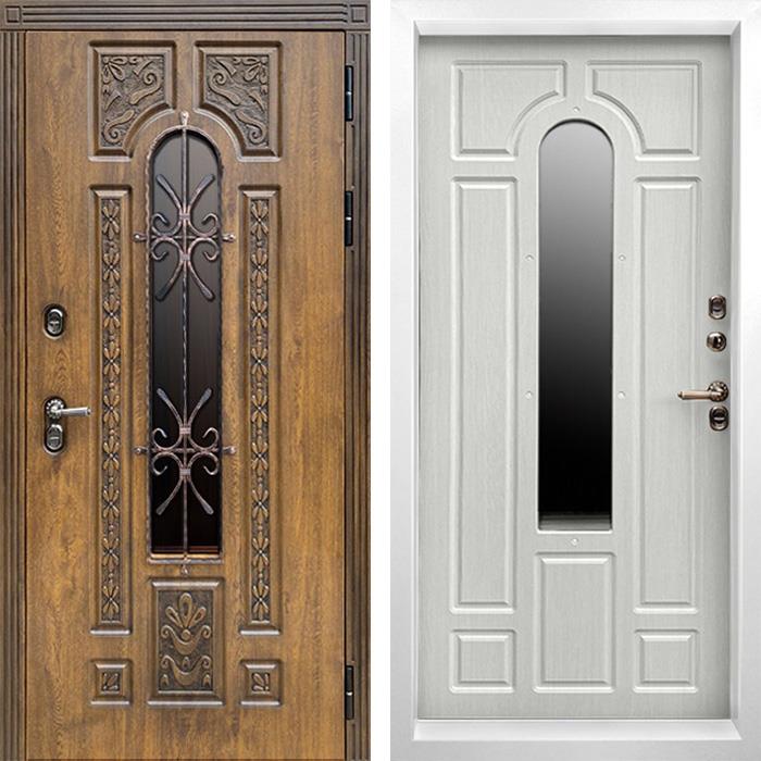 Входная дверь Termo Door Лацио White с терморазрывом Лиственница