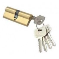 Цилиндр N-60 Domax (ключ-ключ) Матовое золото