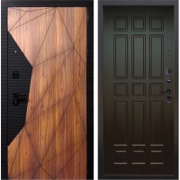 Морра панель Брасс (Орех каньон коньяк / Венге)