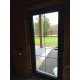 Входная дверь Алюминиевая с терморазрывом RAL 7024