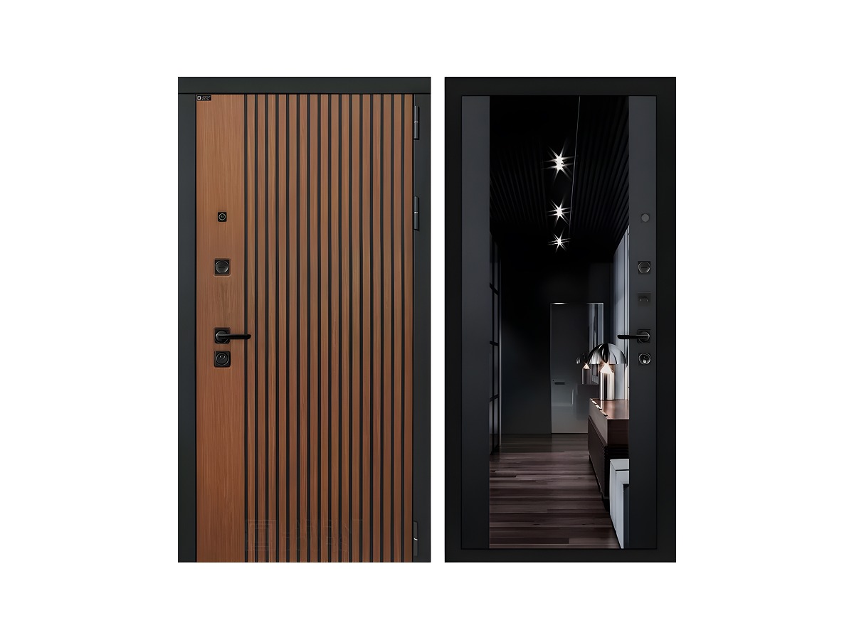 Заводские Двери «Морра с зеркалом Перфекта» – Стиль и удобство для прихожей